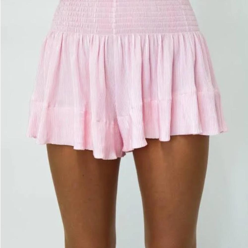 Queen of Sparkles High Waist Pink Shorts